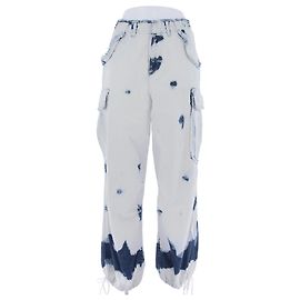 Calças Dior T.FR 34 Algodão Branco