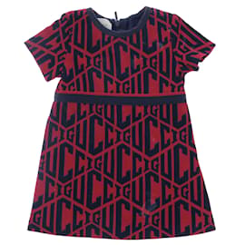 Gucci-GUCCI Kleider T.fr 12 Mois - gerade 74cm Baumwolle-Rot