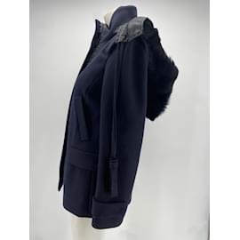 Prada-PRADA  Coats T.it 42 Wool-Navy blue