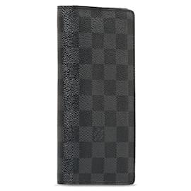 Louis Vuitton-Damier Graphite Brazza N62665-Black