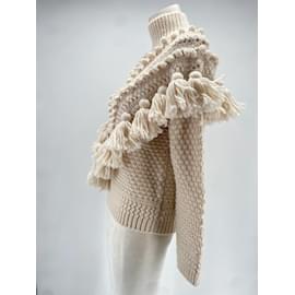 Zimmermann-ZIMMERMANN  Knitwear T.0-5 1 Wool-Cream