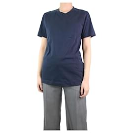 Marni-T-shirt a maniche corte blu navy - taglia UK 14-Blu
