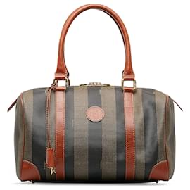 Fendi-Fendi Marron Pequin Boston-Marron