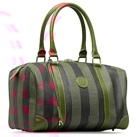 Fendi-Fendi Marron Pequin Boston-Marron