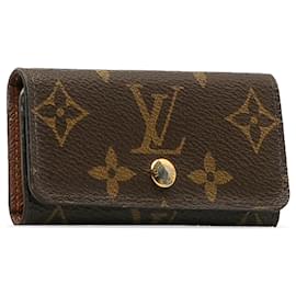 Louis Vuitton-Louis Vuitton Brown Monogram 4 key holder-Brown