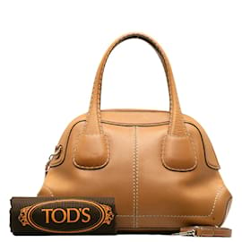 Tod's-Leather D-Style Handbag-Brown