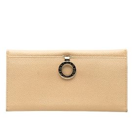 Portafoglio lungo in pelle Bulgari Bulgari Beige