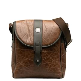 & Other Stories-Leather Messenger Bag-Brown