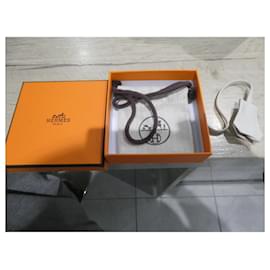 Hermès-clochette , zipper for new Hermès padlock for Hermès bag dustbag box-Eggshell