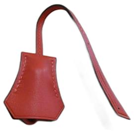 Hermès-clochette , cerniera per il nuovo lucchetto Hermès per la scatola del sacchetto per la polvere della borsa Hermès-Rosso