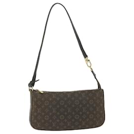 Louis Vuitton-LOUIS VUITTON Monograma Idylle Pochette Acessórios Preto Fuzan M60482 auth 61288-Preto,Outro,Monograma