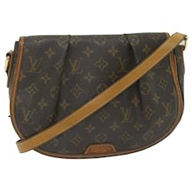 Louis Vuitton-LOUIS VUITTON Monogram Menilmontant PM Shoulder Bag M40474 LV Auth 61312-Monogram