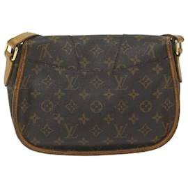 Louis Vuitton-LOUIS VUITTON Monogram Menilmontant PM Shoulder Bag M40474 LV Auth 61312-Monogram