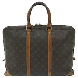 Louis Vuitton-LOUIS VUITTON Monograma Porte Documentos Voyage Business Bag M53361 Autenticação10321-Monograma