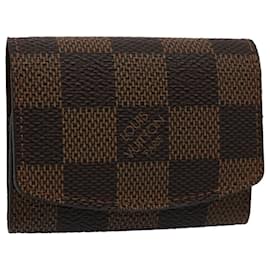 Louis Vuitton-Bolsa de punho Damier Ebene LOUIS VUITTON M64681 Autenticação de LV 60611-Outro
