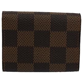 Louis Vuitton-Bolsa de punho Damier Ebene LOUIS VUITTON M64681 Autenticação de LV 60611-Outro