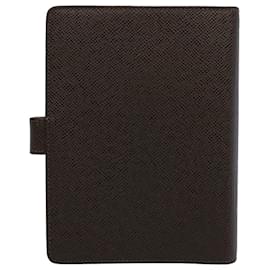 Louis Vuitton-LOUIS VUITTON Taiga Agenda MM Day Planner Cover Grizzly R20426 LV Auth ar11017-Other