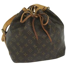 Louis Vuitton-LOUIS VUITTON Monogram Petit Noe Shoulder Bag M42226 LV Auth 59425-Monogram