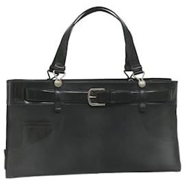 Christian Dior-Christian Dior Hand Bag Nylon Black Auth bs10556-Black