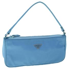 Prada-Pochette pour accessoires PRADA Nylon Bleu Auth yk9798-Bleu