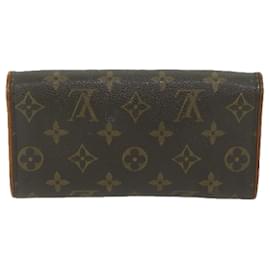 Louis Vuitton-LOUIS VUITTON Monogram Pochette Twin PM Shoulder Bag M51854 LV Auth 59722-Monogram