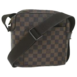 Louis Vuitton-LOUIS VUITTON Damier Ebene Olaf PM Shoulder Bag N41442 LV Auth bs10639-Other