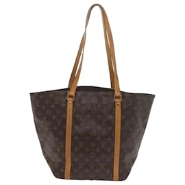 Louis Vuitton-LOUIS VUITTON Monogram Sac Shopping Tote Bag M51108 Auth LV 60011-Monogramme