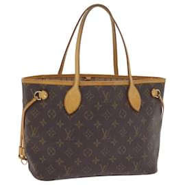 Louis Vuitton-LOUIS VUITTON Monogram Neverfull PM Tote Bag M40155 LV Auth 60056A-Monogram