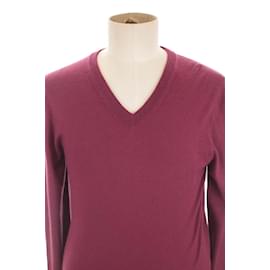 Hermès-Woolen sweater-Dark red