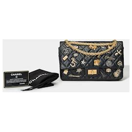 Chanel-Chanel bag 2.55 in black leather - 101637-Black