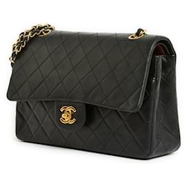 Chanel-Classic lined flap 25 Black-Black