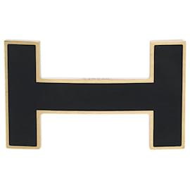Hermès-Accesorio HERMES Solo hebilla / Hebilla de cinturón de metal negro - 101657-Negro