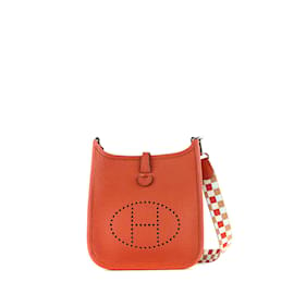 Hermès-HERMES Handtaschen T.  Leder-Orange