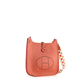 Hermès-HERMES  Handbags T.  leather-Orange