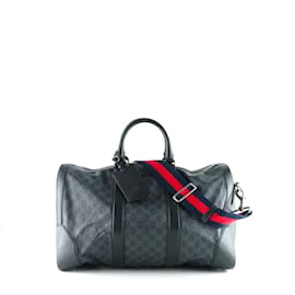 Gucci-GUCCI  Travel bags T.  leather-Black