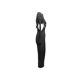 Autre Marque-Black Dion Lee Rib Knit Maxi Dress Size US 2-Black