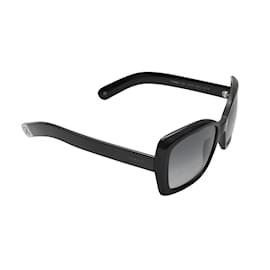 Chanel-Schwarze Chanel-Sonnenbrille in Übergröße-Schwarz