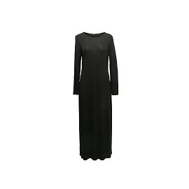 Schwarzes The Row Paulette Maxikleid, Größe US M Schwarz