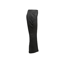 Bottega Veneta-Schwarze Hose mit geradem Bein von Bottega Veneta, Größe EU 44-Schwarz