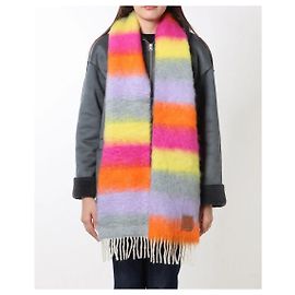 Sciarpa Loewe Anagram lana e mohair multicolore Multicolore