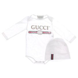 Gucci tops T.FR 3 meses - hasta 60cm Algodón Blanco