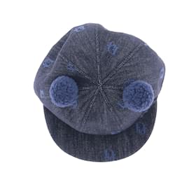 Baby Dior-BABY DIOR Hüte und Handschuhe T.  Baumwolle-Marineblau