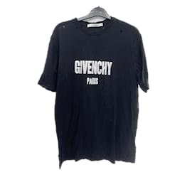 Givenchy-GIVENCHY T-Shirts T.Internationale XS-Baumwolle-Schwarz