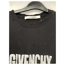 Givenchy-GIVENCHY  T-shirts T.International XS Cotton-Black