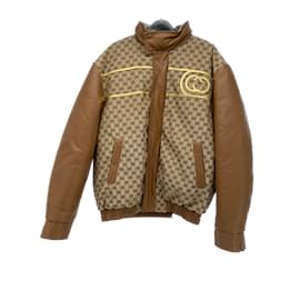 Gucci-Vestes GUCCI T.Cuir International M-Camel