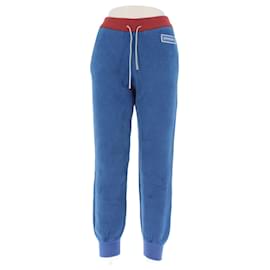 Louis Vuitton-LOUIS VUITTON  Trousers T.International M Wool-Blue