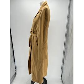 Autre Marque-NICHT SIGN / UNSIGNED Coats T.FR Taille Einzigartige Wolle-Braun