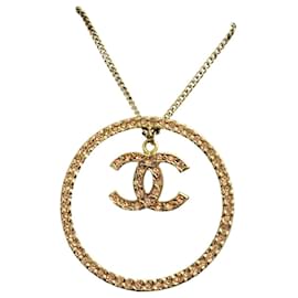Chanel-Collar Chanel de Oro Rosa-Dorado