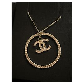 Chanel-Chanel Rose Gold Necklace-Golden