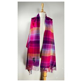 Pringle Of Scotland-Scarves-Pink,Multiple colors